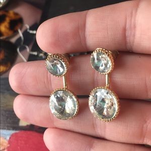 Rhinestone earrings